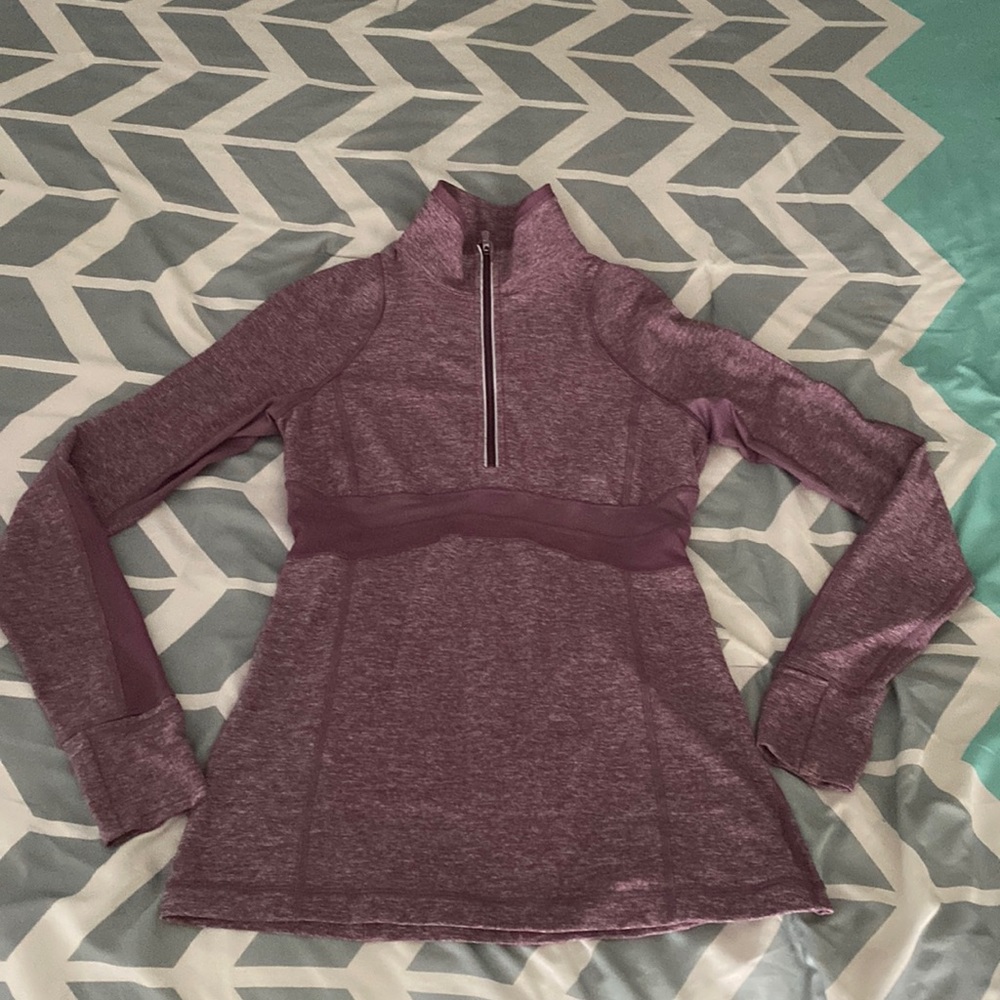 Lululemon Dash quarter zip Purple size 6